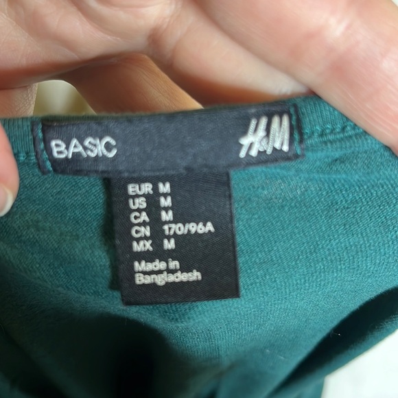 H&M Dresses Hm Green Dress Poshmark